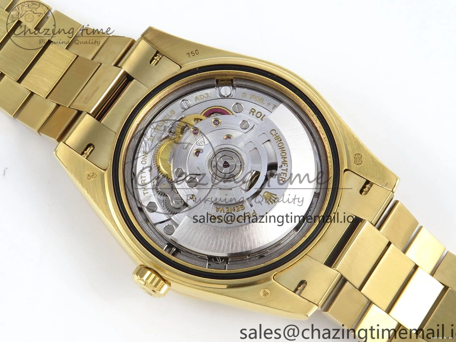 0504 QuickDry Day Date 40 YG 228238 KF 1:1 Best Edition YG Roman Dial on President Bracelet VR3255 (Gain Weight) 839
